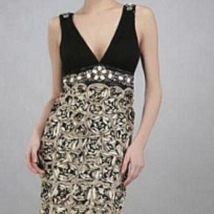 NWT Sue Wong Rosette Cocktail Short Dress